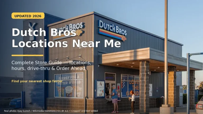 Dutch Bros Coffee location with drive-thru – Dutch Bros locations near me guide