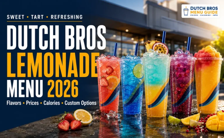 Dutch Bros Lemonade Menu